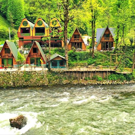 Tabiat Bungalows Otel Çamlıhemşin Bagian luar foto