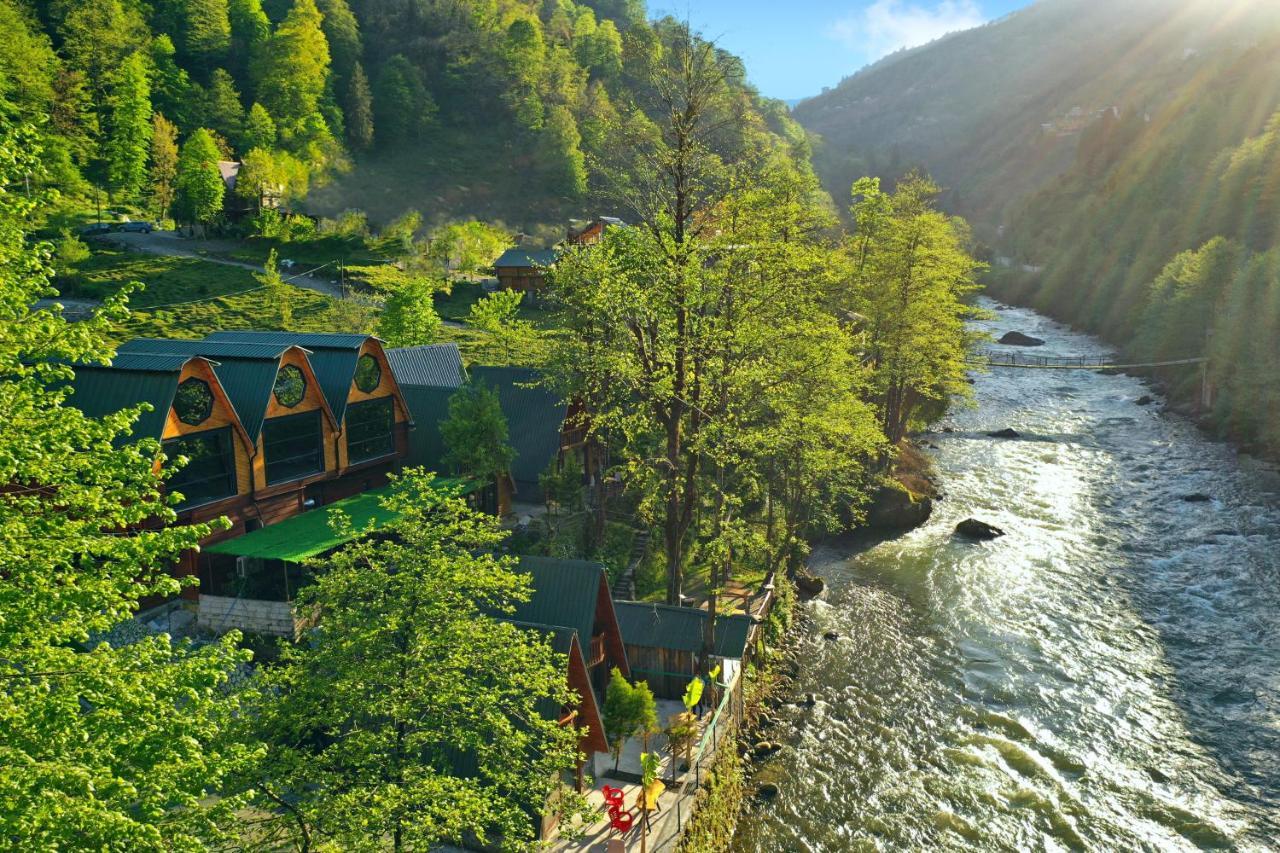 Tabiat Bungalows Otel Çamlıhemşin Bagian luar foto