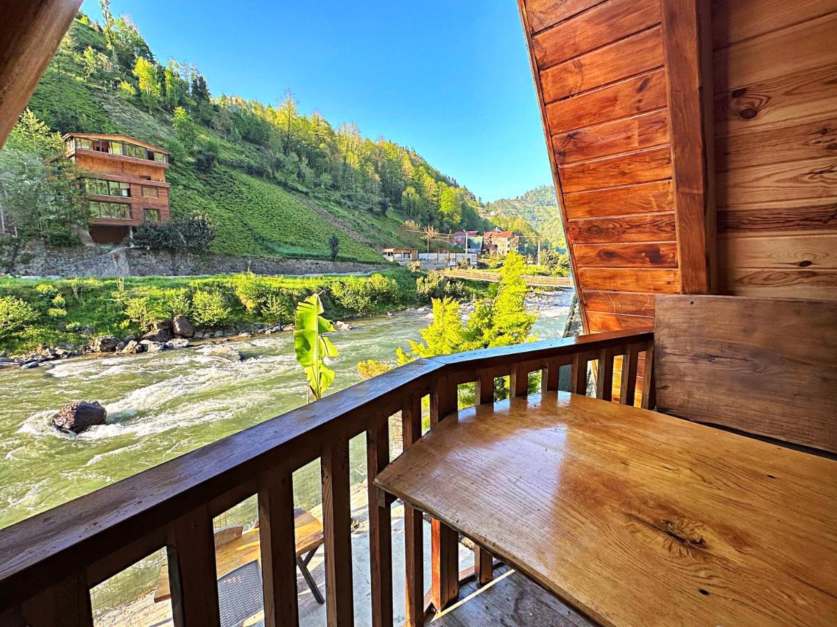 Tabiat Bungalows Otel Çamlıhemşin Bagian luar foto