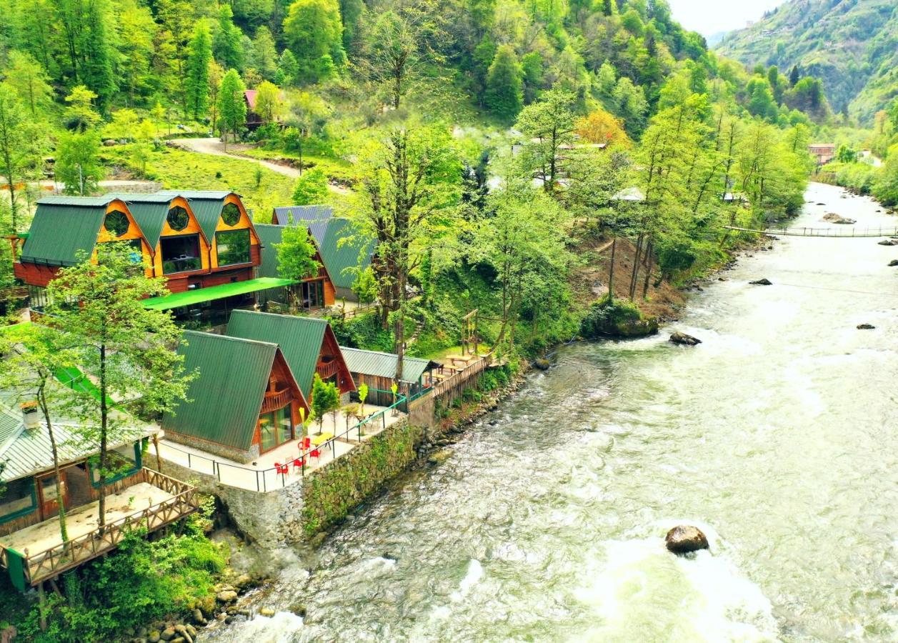 Tabiat Bungalows Otel Çamlıhemşin Bagian luar foto