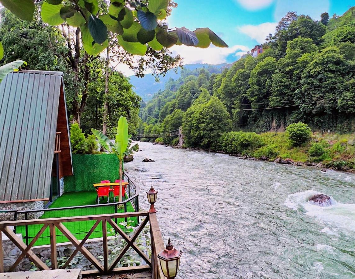 Tabiat Bungalows Otel Çamlıhemşin Bagian luar foto