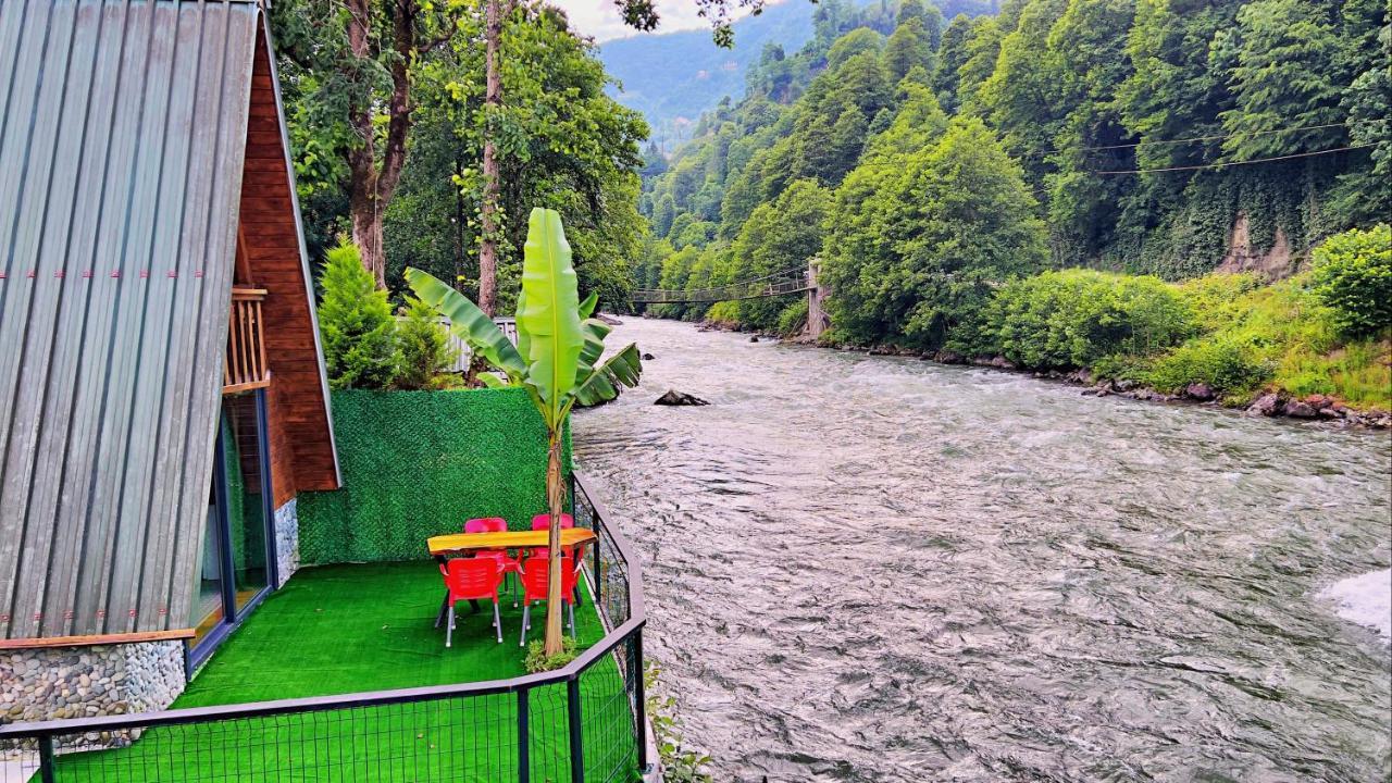 Tabiat Bungalows Otel Çamlıhemşin Bagian luar foto